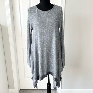 Diabolika Space Dye Asymmetrical  Hem Lagenlook Dress Made in Italy One Size